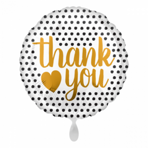 Thank You Folieballon dots, 43 cm Thank You Folieballon dots, 43 cm