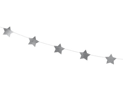 Zilver Stars slinger, 360 cm Zilver Stars slinger, 360 cm