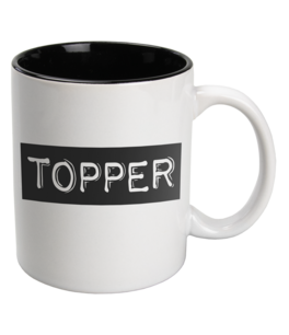 Cadeau mok Topper (Black & white) Cadeau mok Topper (Black & white)