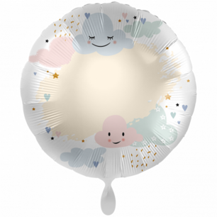 Geboorte Folieballon eigen tekst, 43 cm Geboorte Folieballon eigen tekst, 43 cm