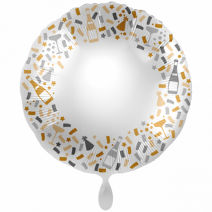 Champagne Folieballon met eigen tekst, 43 cm Champagne Folieballon met eigen tekst, 43 cm