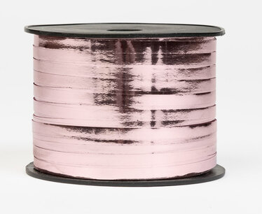 Rose gold metallic Krullint, 5 mm, rol 250 m Rose gold metallic Krullint, 5 mm, rol 250 m