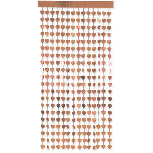 Heart Rose Gold Party Deurgordijn, 200x100 cm Heart Rose Gold Party Deurgordijn, 200x100 cm