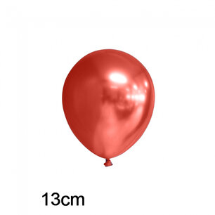 Rood Chrome kleine ballon (13cm) Rood Chrome kleine ballon (13cm)