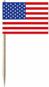 Amerika / USA prikkers, 50 stuks Amerika / USA prikkers, 50 stuks