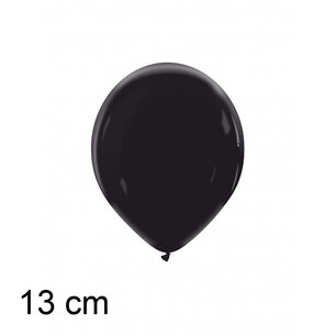 Midnight black premium kleine ballon (13cm) Midnight black premium kleine ballon (13cm)