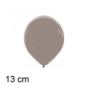Lead grey premium kleine ballon (13cm) Lead grey premium kleine ballon (13cm)