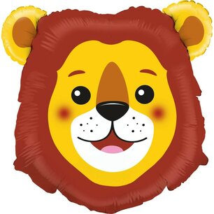 Leeuw shape Folieballon, 74 cm Leeuw shape Folieballon, 74 cm