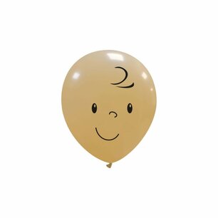 Huidskleur Babygezicht jongen kleine Ballon, 13cm Huidskleur Babygezicht jongen kleine Ballon, 13cm