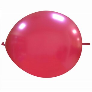 Bordeauxrood metallic Linkballon, 30 cm Bordeauxrood metallic Linkballon, 30 cm