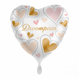 Droompaar Folieballon Hart, 43 cm Droompaar Folieballon Hart, 43 cm