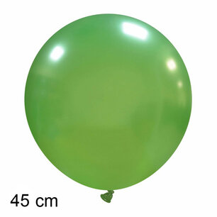 Groen metallic groot ballon (45cm) Groen metallic groot ballon (45cm)
