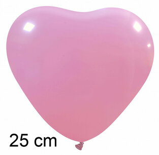Roze Hart Ballon (25cm) Roze Hart Ballon (25cm)