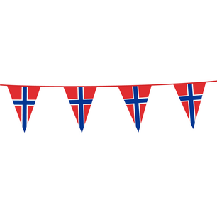 Noorwegen Vlaggenlijn, 10 meter Noorwegen Vlaggenlijn, 10 meter
