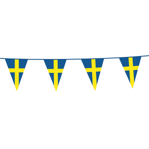 Zweden Vlaggenlijn, 10 meter Zweden Vlaggenlijn, 10 meter