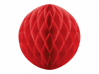 Rood Honeycomb bal, 30cm Rood Honeycomb bal, 30cm