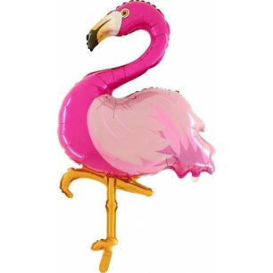 Flamingo XL folieballon, 109 cm Flamingo XL folieballon, 109 cm