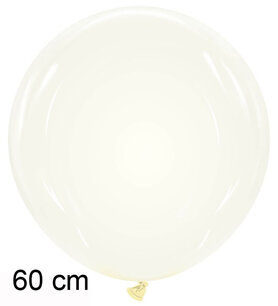 Transparant premium XL ballon (60cm) Transparant premium XL ballon (60cm)