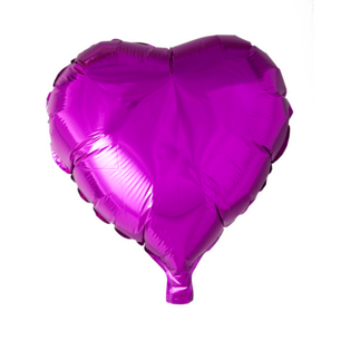 Fuchsia Hart Folieballon, 45 cm - roze Fuchsia Hart Folieballon, 45 cm - roze