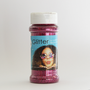 Roze: pink glitter, 100 gram Roze: pink glitter, 100 gram