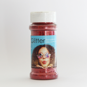 Rood glitter, 100 gram Rood glitter, 100 gram