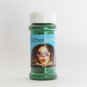 Groen glitter, 100 gram Groen glitter, 100 gram