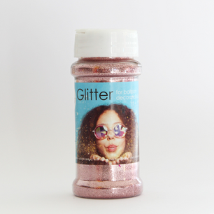 Rose gold glitter, 100 gram Rose gold glitter, 100 gram