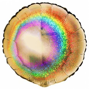 Goud glitter Folieballon, 45 cm Goud glitter Folieballon, 45 cm