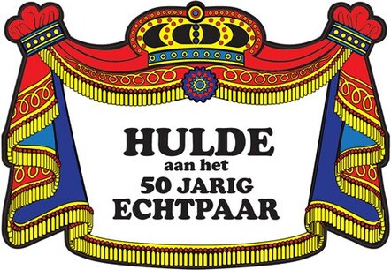 Deurbord, Hulde aan het 50 jarig echtpaar Deurbord, Hulde aan het 50 jarig echtpaar