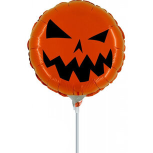 Pumpkin Halloween mini Folieballon, 9 inch (23 cm), zonder zelfsluitend ventiel Pumpkin Halloween mini Folieballon, 9 inch (23 cm), zonder zelfsluitend ventiel