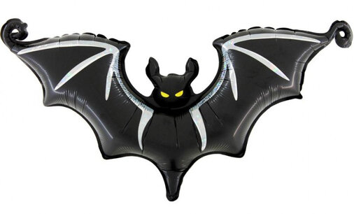 Vleermuis Halloween Folieballon, 63 cm Vleermuis Halloween Folieballon, 63 cm