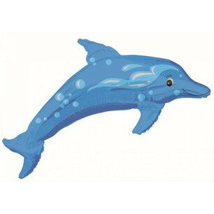 Dolfijn shape Folieballon, 106 cm Dolfijn shape Folieballon, 106 cm