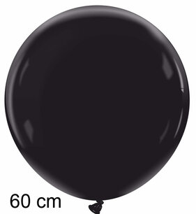 Midnight Black premium XL ballon (60cm) Midnight Black premium XL ballon (60cm)