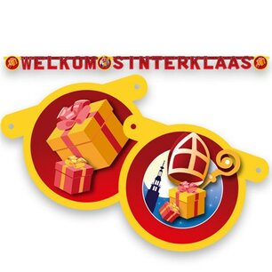 Welkom Sinterklaas wenslijn, 210 cm Welkom Sinterklaas wenslijn, 210 cm
