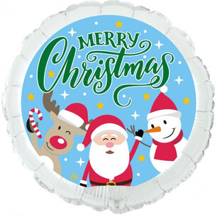 Merry Christmas Folieballon, 45 cm Merry Christmas Folieballon, 45 cm