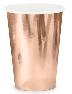 Rose Gold Bekers, 6 stuks, 220 ml Rose Gold Bekers, 6 stuks, 220 ml