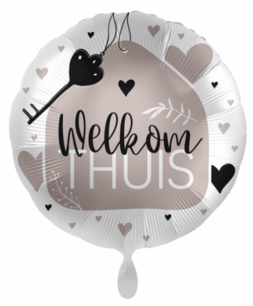Welkom Thuis (sleutel) Folieballon, 43 cm Welkom Thuis (sleutel) Folieballon, 43 cm