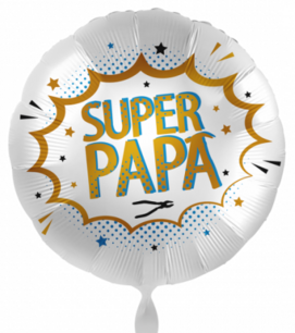 Super papa Folieballon bam, 43 cm Super papa Folieballon bam, 43 cm