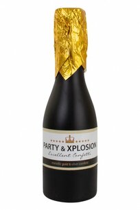 Confetti popper (shooter) champagnefles, 20cm Confetti popper (shooter) champagnefles, 20cm