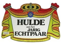 Hulde aan het .. jarig echtpaar deurbord Hulde aan het .. jarig echtpaar deurbord