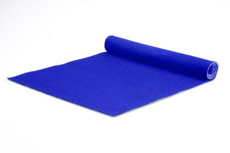 Blauwe Loper, 100 cm breed, prijs per meter Blauwe Loper, 100 cm breed, prijs per meter