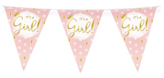 It's a Girl Vlaggenlijn, 10 m It's a Girl Vlaggenlijn, 10 m