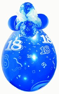 18 stuffer ballon, transparant, 45 cm 18 stuffer ballon, transparant, 45 cm