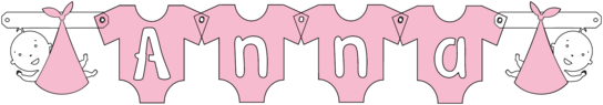 Rompertjes Geboorteslinger Roze Rompertjes Geboorteslinger Roze