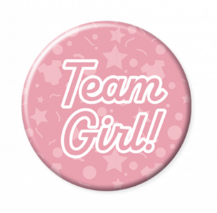 Team Girl Gender Reveal button Team Girl Gender Reveal button