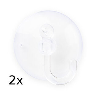 Zuignapjes 2x, transparant Zuignapjes 2x, transparant