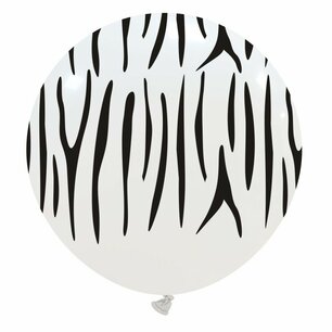 Zebra print XXL ballon, 80cm Zebra print XXL ballon, 80cm