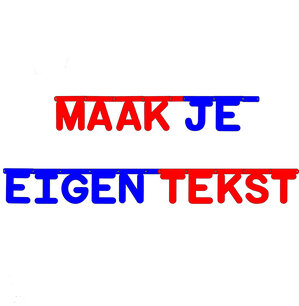Naamslinger EIGEN TEKST Naamslinger EIGEN TEKST