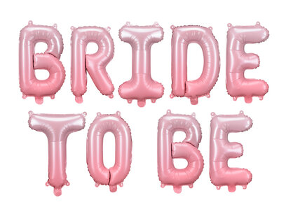 Bride to Be Folieletters set, roze Bride to Be Folieletters set, roze