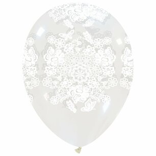 Lace Transparant Ballon, 30cm Lace Transparant Ballon, 30cm